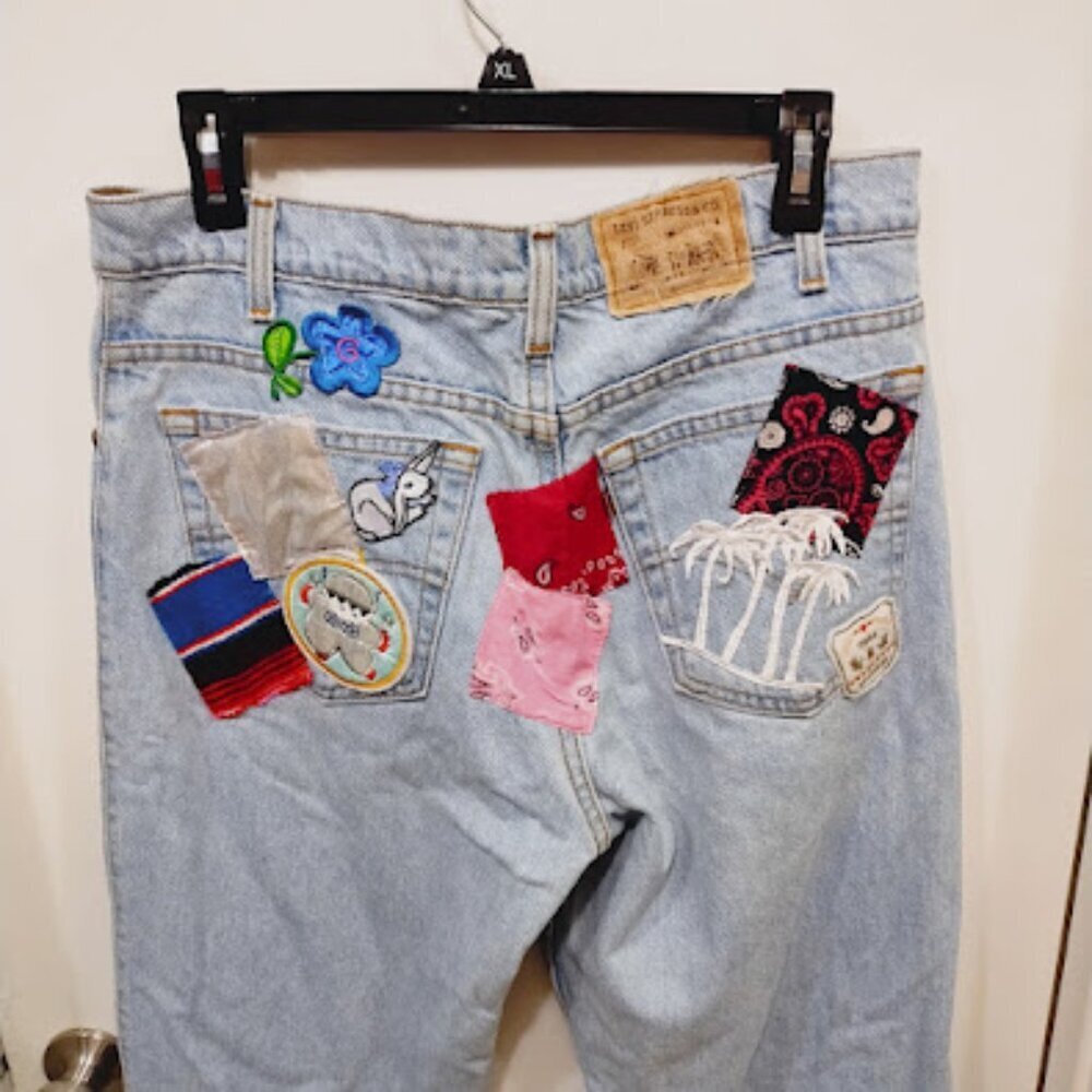 Vintage Jeans Levi Strauss 540 Relax Fit Signature Patches Jeans